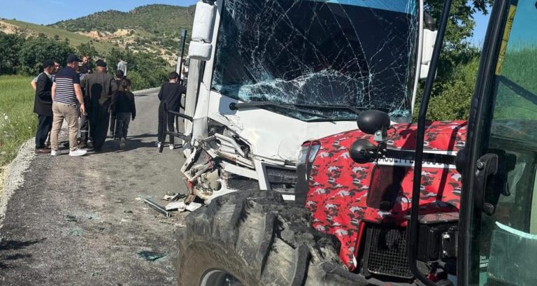 Pertek ilçesinde öğrenci servisi kaza yaptı: 8 öğrenci hafif yaralandı