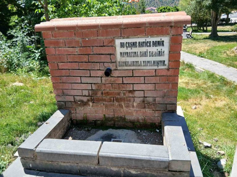 Tunceli’de yoğun bakteri tespit edilen çeşme kapatıldı