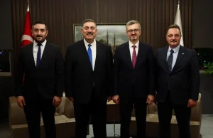 TİMBİR heyetinden İletişim Başkanı Burhanettin Duran’a ziyaret