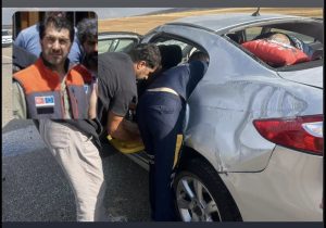 Kayseri yolunda kaza yapan Çemişgezekli aileye, tesadüfen yolda geçen Tunceli AFAD gönüllüsü müdahale etti