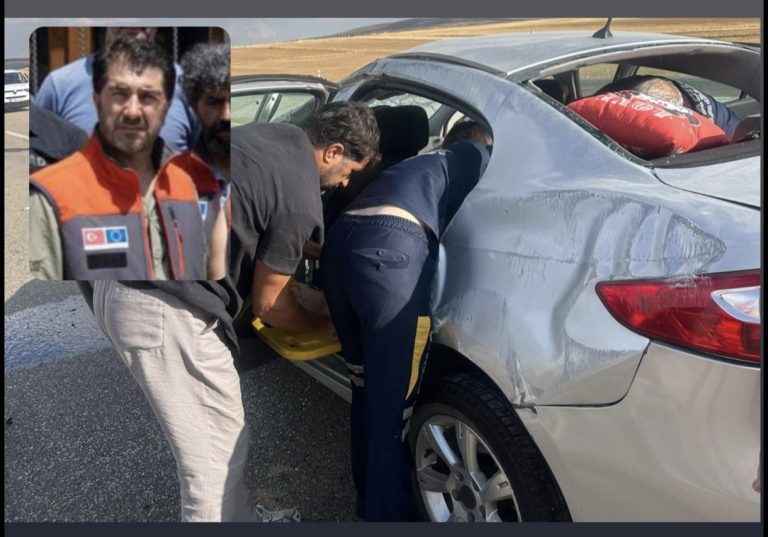 Kayseri yolunda kaza yapan Çemişgezekli aileye, tesadüfen yolda geçen Tunceli AFAD gönüllüsü müdahale etti