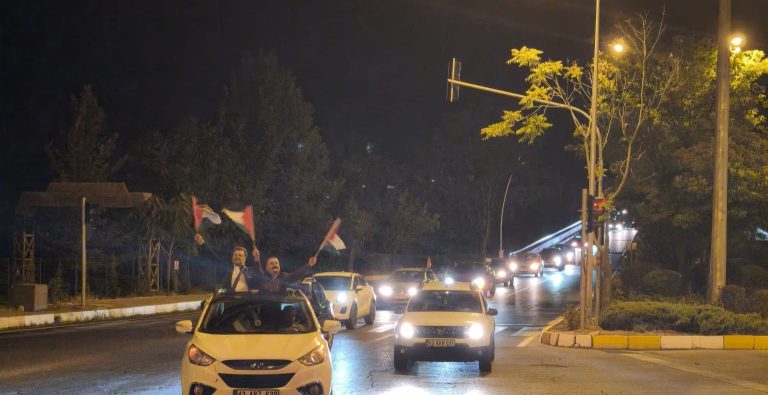 Tunceli’de Filistin’e destek konvoyu