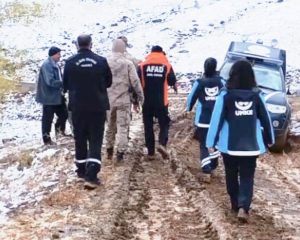 Tunceli’de hastalanan kadın için ekipler harekete geçti