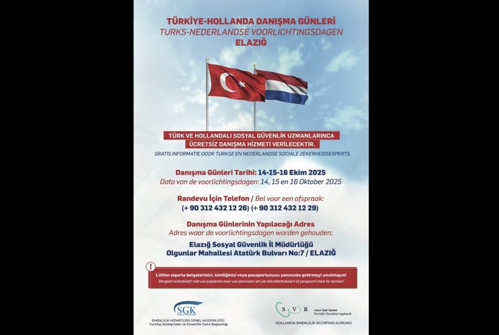 Tunceli’yide kapsayan Hollanda-Türkiye Danışma Günleri Elazığ’da