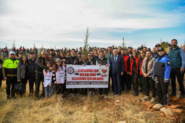 Tunceli’de 3 bin fidan toprakla buluştu