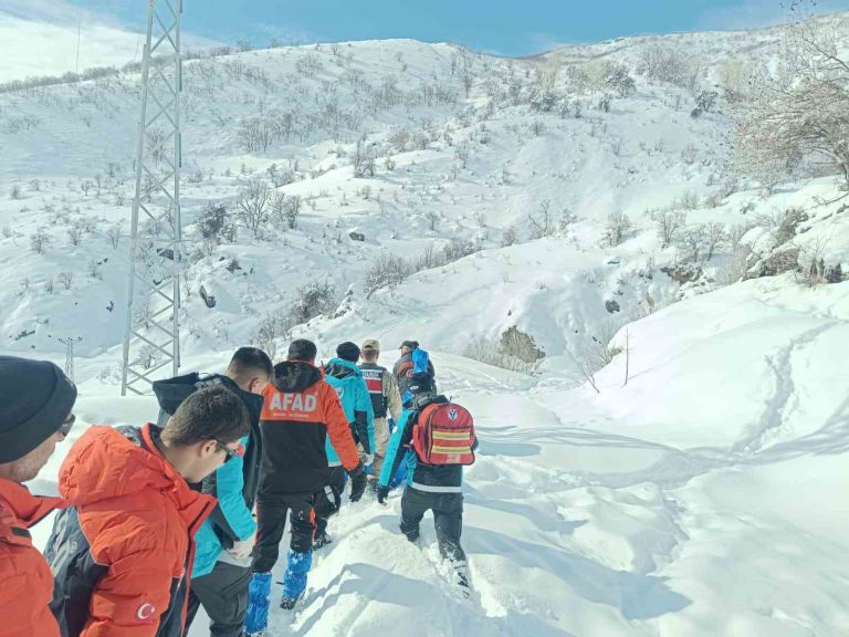 Nazımiye ilçesinde, 108 yaşındaki kadın için ekipler seferber oldu