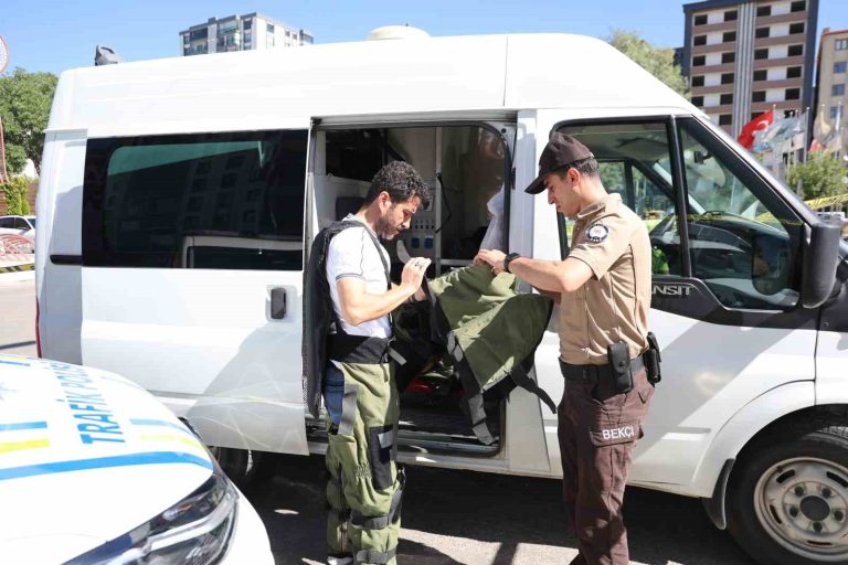 Elazığ’da banka önünde şüpheli valiz alarmı